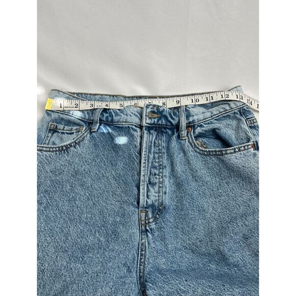 Pacsun High Rise Straight Light Wash Jeans Vintage Retro Sze 28 Rigid Button Fly - Picture 10 of 12